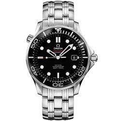 Omega  Seamaster Diver 300 M Automatic Black Dial  Men Watch