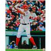 Image 1 : Ryan Zimmerman Signed Washington Nationals Batting Action 16X20 Photo