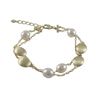 Image 1 : GD Two Row Pearl Bracelet