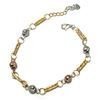 Image 1 : Sterling Silver Tri Color Bracelet