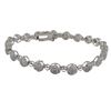 Image 1 : Sterling Silver CZ Bracelet