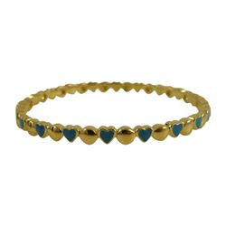 45Mm GD Enamel Heart Bangle