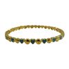 Image 1 : 45Mm GD Enamel Heart Bangle