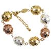 Image 1 : Gold Filled Tri Color Large Ball Bracelet