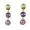 Image 1 : Gold CZ Earrings