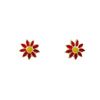 Image 1 : 8Mm Sun Flower Post Earrings