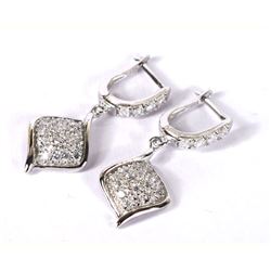 Sterling Earrings W CZ