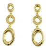 Image 1 : 925 Gold 3 Circles Post Earrings