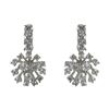 Image 1 : Sterling Silver CZ Dangling Earrings