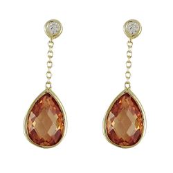 Vermail-CZ  Champdrop Earrings