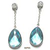 Image 1 : Vermail-Cz Aqua Drop Earring