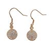 Image 1 : Sterling Silver-CZ  Wire Earrings