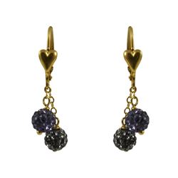 Gold Filled Crystal Earrings