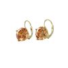 Image 1 : Sterling Silver CZ Lever Back Earrings