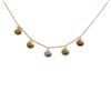 Image 1 : Gold Filled Tri Color Circle Necklace