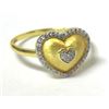 Image 1 : Vermeil-CZ Ring