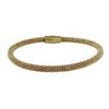 Image 1 : Gold Over Stainless Steel Mesh Magnet Bangle Bracelet- 7