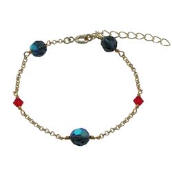 Gold Multi Bracelet-7Mm Montana AB