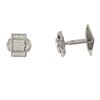Image 1 : Sterling Silver CZ Cufflink