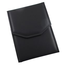 Black Leatherette Necklace Folder