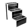 Image 1 : Clear Acrylic Riser. Measures 6" X 9" X 9" Tall. Shelves Measure Approximately 2 1/2" Deep.