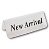 Image 1 : Acrylic "New Arrival" Sign. Measures 3 1/4" Wide X 1 1/4" Tall.