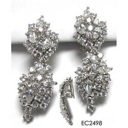 Sterling Silver -CZ   Earring