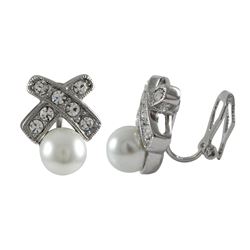 SR Pearl/Crystal Clip Ear