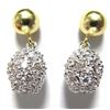 Image 1 : Pave Dangle Earring