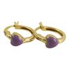 Image 1 : Vermail Heart Enamel Earrings