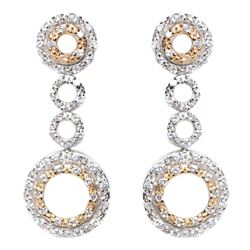TT CZ Stone Earrings
