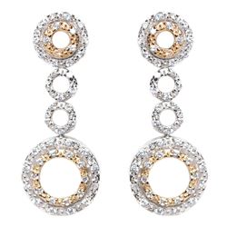 TT CZ Stone Earrings