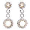 Image 1 : TT CZ Stone Earrings