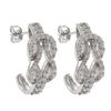 Image 1 : Sterling Silver   Cz Earring