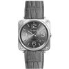 Image 1 : Bell &Amp; Ross  Aviation  Officer Ruthenium Dial  Men Watch