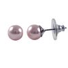 Image 1 : 8MM Pearl Post Earing