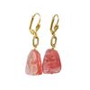 Image 1 : Assorted Semi Precious Stones On Wire Earrings