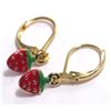 Image 1 : Strawberry Wire Earring