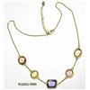 Image 1 : Multi Color Cz Necklace
