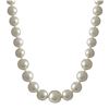 Image 1 : White 16Mm Graduated Shell Pearl Necklace With Cage