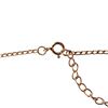 Image 2 : Rose Over Sterling Silver Link Chain 18