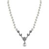 Image 1 : Pearl Neck. With Crystals