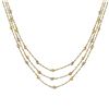 Image 1 : TT Three Row Matte Ball Neckla
