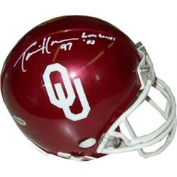 Tommie Harris Signed Oklahoma Sooners Replica Mini Helmet Lombardi 03- Harris Hologram