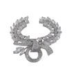 Image 1 : Sterling Silver CZ Brooch/Pin