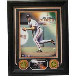 Cal Ripken, Jr. Unsigned Baltimore Orioles 91 Most Valuable Player 8X10 Photo Custom Framed W/ 2 Hig