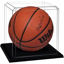 Basketball Unsigned Display Case With Black Base