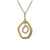 Image 1 : Matte Gold Vermail Pendant