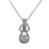 Image 1 : Sterling Silver CZ Pendant