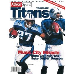 Tennessee Titans Unsigned 2000 Pro Football Championship Season Commemorative Issue Magazine W/Georg